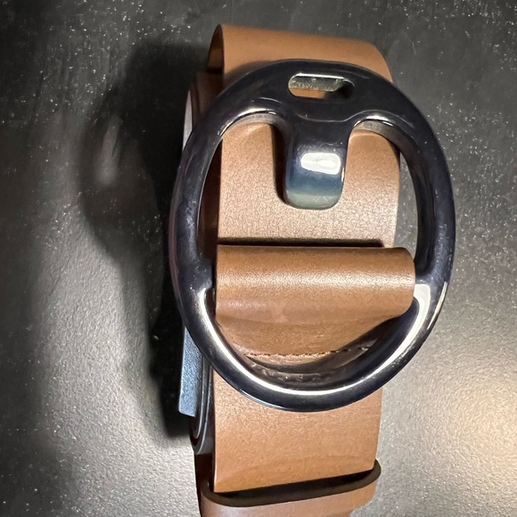 Marni Brown Belt with Slotted Buckle - Picture 1 of 7